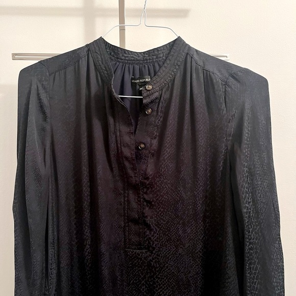 Blue & black Banana Republic snakeskin dress size 4 - Picture 2 of 6